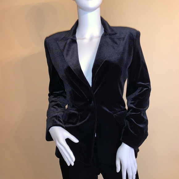 Black VELVET Tuxedo CIELLO COUTURE - Picture 11 of 15